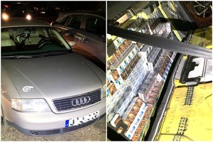 Vykdama į pasienį pasiimti kontrabandos marijampolietė vežėsi ir du mažamečius vaikus – įkliuvo Varėnoje
