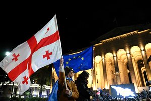 ES lyderiai ragina Sakartvelą ištirti rinkimų pažeidimus