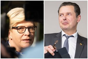 Seimo salėje – aštrus I. Šimonytės kirtis A. Gedvilui: „Bet kokia gyvenimo ironija?“