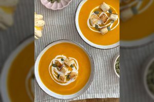 Moliūgų sriuba su raudonaisiais lęšiais: ne tik maistinga, bet ir labai sotu