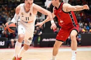 Vicečempionų krachas tęsiasi: „Real“ neatsilaikė ir prieš „Olimpia“ krepšininkus