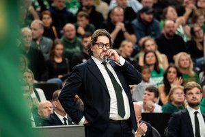 Atsakomybę dėl naujoko prisiėmęs A. Trinchieri – apie vieną norą dėl S. Francisco ir karštą bulvę pirmoje mačo dalyje