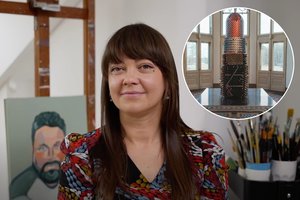 Menininkė Agnė Kišonaitė – apie patekimą į Gineso rekordų knygą: sukūrė lūpdažių bokštą