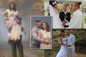 Išskirtiniais kadrais pasidaliję alavines vestuves švenčiantys A. Pauliukevičius ir I. Adams: „Tai buvo nuostabus laikas“