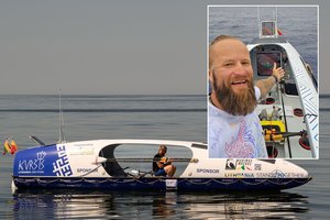 Ramųjį vandenyną valtimi skrodžiantis A. Mockus siunčia svarbią žinutę: prašo prisidėti