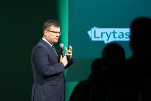 L. Kasčiūnas Prahos gynybos forume: 2 proc. BVP gynybai – istorija, turime kalbėti apie 3 proc. grindis