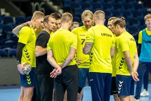 Lietuvos rankininkai Vilniuje stos į svarbią dvikovą su legendos treniruojamais makedonais