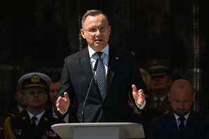 Iš Lenkijos prezidentūros – žinia dėl tariamo A. Dudos susitikimo su D. Trumpu