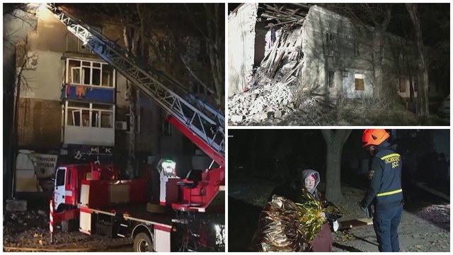 Rekordinė rusų ataka Ukrainoje – paleido 145 dronus: neišvengta aukų ir sužeistųjų