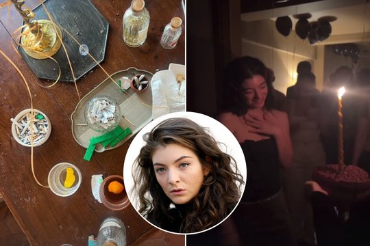 Atlikėja Lorde gimtadienį atšventė su trenksmu: pasidalijo stalo nuotrauka, kuri sukėlė klausimų