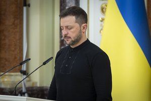 Minint tūkstantį karo Ukrainoje dienų, V. Zelenskis pasakys kalbą ES parlamente
