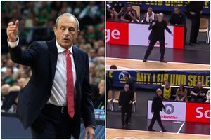 Neįtikėtinas E. Messinos aplaidumas: galvojo, kad laimėjo rungtynes, bet sumaišė skaičius švieslentėje