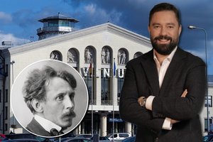 Po planų Vilniaus oro uostui suteikti Čiurlionio vardą L. Andriulio reakcija: „Tokio briedo nesitikėjau“