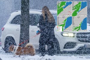 Skelbia apie dar vieną atkeliaujančią sniego porciją: kliūti turėtų ir sostinei