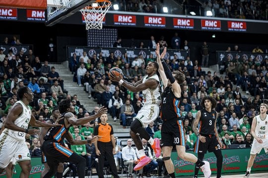 Kauno „Žalgirio“ ir „Paris Basketball“ komandų mačas Eurolygoje.