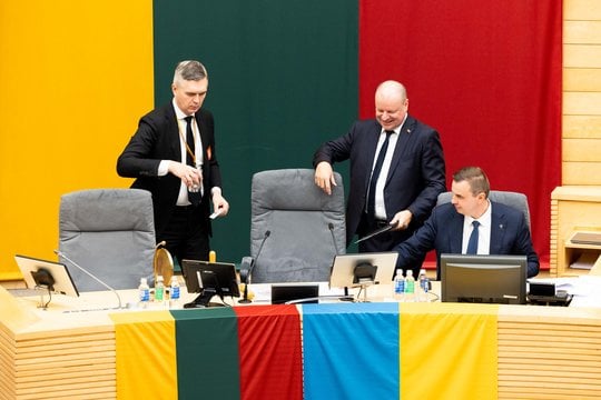 Saulius Skvernelis tapo naujuoju parlamento vadovu.