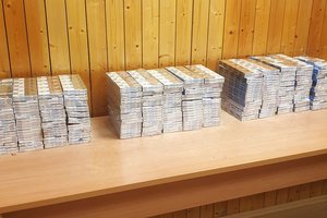 Baltarusiškas cigaretes dzūkai gabeno neregistruotu automobiliu