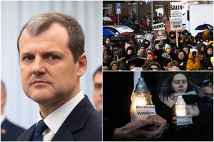 Po G. Palucko pareiškimų – protesto organizatorių atsakas: žada kreiptis į teismą