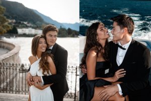 Paviešinę vestuvines nuotraukas Italijoje Simonas Phamas ir Marija Poželaitė užminė mįslę bičiuliams