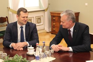 Kitą savaitę – prezidento G. Nausėdos ir kandidato į premjerus G. Palucko susitikimas