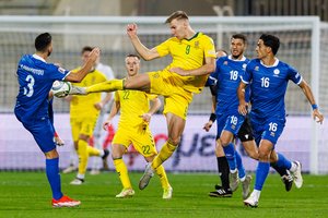 Debiutinį įvartį rinktinėje pelnęs G. Gineitis: „Jie išnaudojo savo progas, mums to padaryti nepavyko“