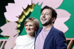 Vokietijos žaliųjų partija išsirinko naujus pirmininkus