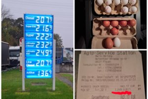 Vokietijoje lietuvis pritrūko žodžių išvydęs ne tik vietinius kiaušinius, bet ir kuro kainas: „Siaubas!“