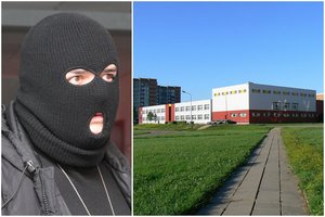 Klaipėdos moksleivių tėvai sunerimę: į progimnaziją atėjęs kaukėtas vyras susirinko vaikų telefonus