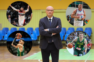 Į LSKL pirmenybių LSU sudėtį D. Sirvydį, J. Mačiulį ir R. Seibutį įtraukęs R. Butautas: „Pamiršome įregistruoti J. Valančiūną“