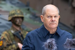 O. Scholzas Kinijos prezidentui: niekas neturi bijoti kaimynų