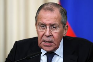 Iš S. Lavrovo – pagyros O. Scholzui dėl „Taurus“ raketų Ukrainai: „Pozicija yra atsakinga“