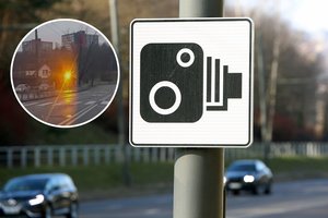Vairuotojų košmaras: šioje gatvėje greičio matuoklis fotografuoja visus iš eilės 