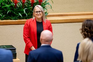 L. Girskienė tapo opozicinės valstiečių ir KŠS frakcijos seniūno pavaduotoja