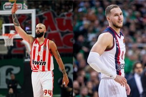 Nėra A. Vezenkovo, nėra problemų: „Olympiakos“ parbloškė T. Sedekerskį ir „Baskonia“