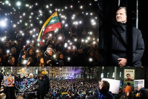 Protestas prie Seimo: susirinkusi didžiulė minia nušvilpė G. Palucką, skandavo „Gėda!“