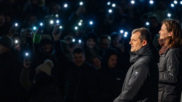 „Dešimt minučių tylos“ protestą G. Paluckas vadina geresne forma nei langų daužymas: kadenciją tikisi baigti plojimais