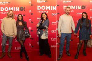Spektaklio „Sumauta dovana“ premjeroje – žinomi veidai: atvyko ir Ieva Swan su mylimuoju
