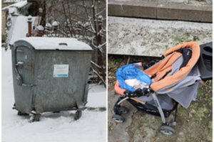 Radinys prie konteinerio privertė stvertis už galvos: „Turėkim padorumo ir gėdos“