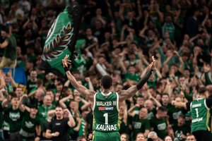 Krepšinio lankų siaubu tapęs L. Walkeris: „Esu čia dėl „Žalgirio“ ir pergalių“