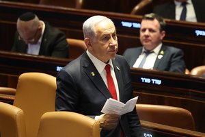 Latvija gerbs TBT išduotą Izraelio premjero B. Netanyahu arešto orderį
