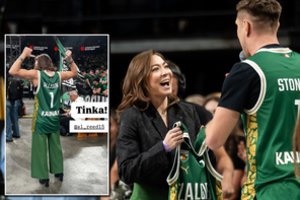 „Žalgirio“ rungtynėse išskirtinis dėmesys Allison Reed: sveikino pilnutėlė arena