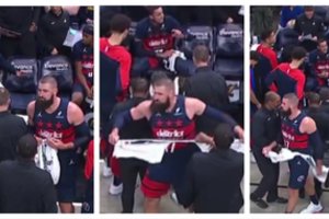 Pralaimėjimus NBA renkančio J. Valančiūno nervai neišlaikė – pyktį išliejo ant rankšluosčio