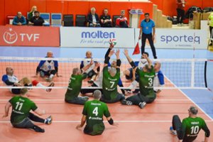 Lietuvos tinklinio sėdint rinktinė pergalingai užbaigė Europos čempionatą