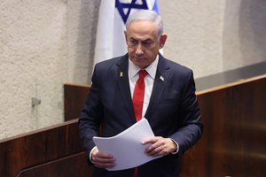 CNN: B. Netanyahu „iš esmės“ pritarė paliaubų tarp Izraelio ir „Hezbollah“ susitarimui