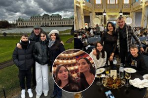 Šaro Jasikevičiaus ir jo šeimos albume – dar viena fantastiška kelionė: Anna Douka žavi savo stiliumi