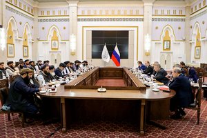 Rusijos saugumo tarybos vadovas S. Šoigu Kabule susitiko su Talibano pareigūnais