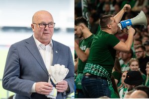 V. Matijošaitis sureagavo į aštrią „Žalgirio“ sirgalių skanduotę jam į veidą