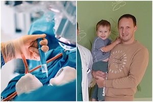 Kaune – ypatingas nutikimas: tėtis padovanojo inkstą savo trimečiui sūnui