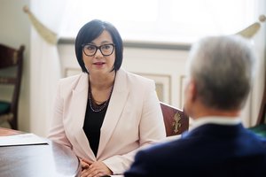 Po susitikimo su G. Nausėda kandidatė į švietimo ministres R. Popovienė buvo užtikrinta: „Atsakymai įtikino prezidentą“