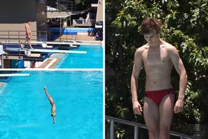 Šuolininkas į vandenį M. Lisauskas pasaulio jaunimo čempionate – 14-as